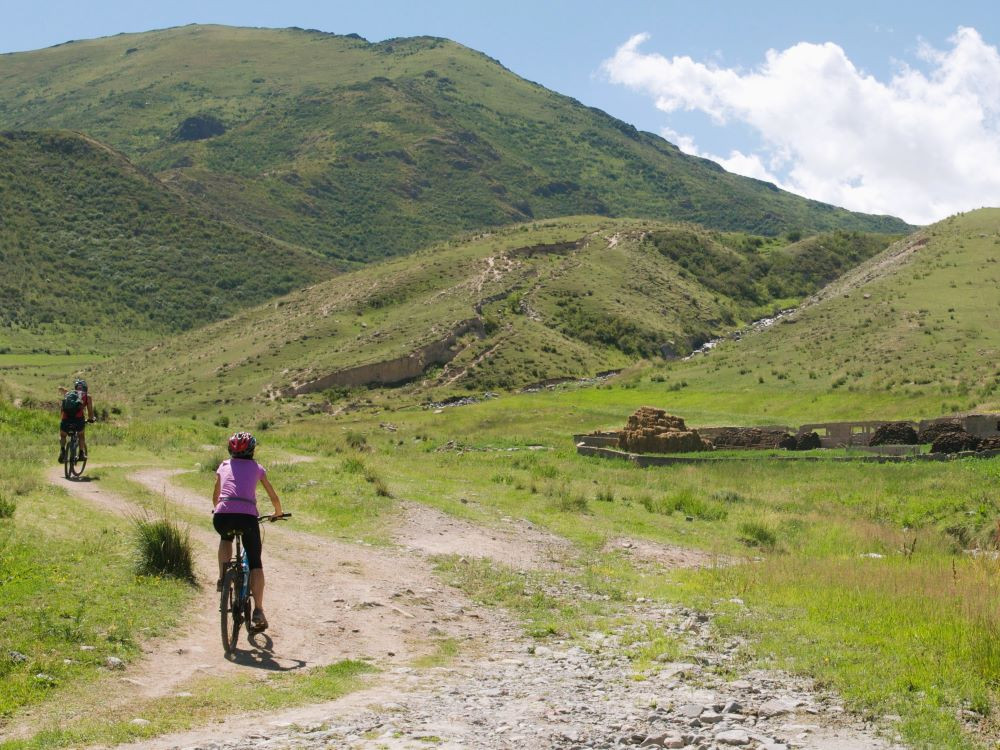 Mountainbiken in Kirgizië