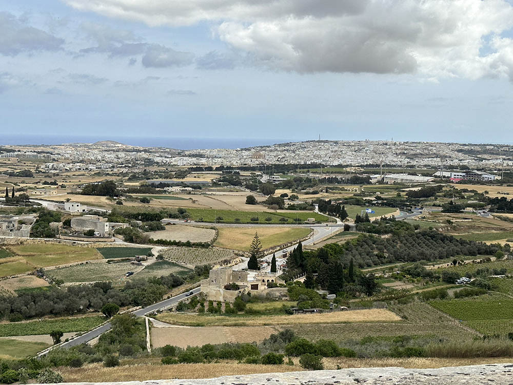 Uitzicht over Malta