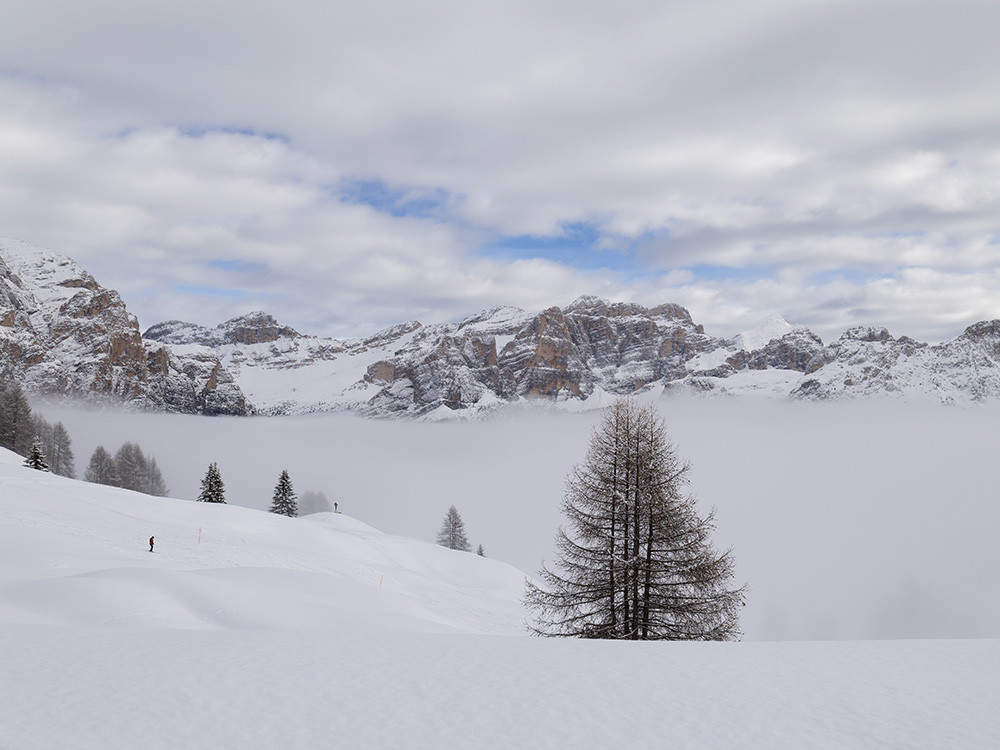 Italiaanse Alpen in de winter