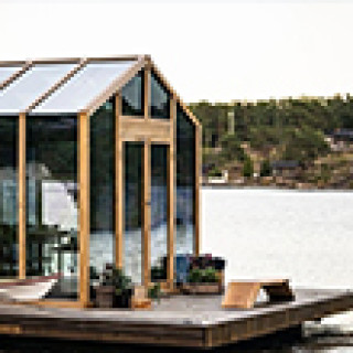 Afbeelding voor Natuurhuisje - Glazen huisje op het water