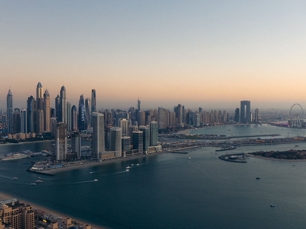 Skyline van Dubai