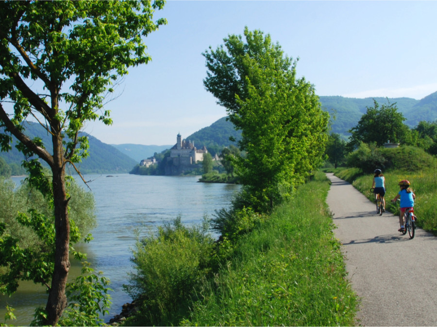 Fietsroute Donau