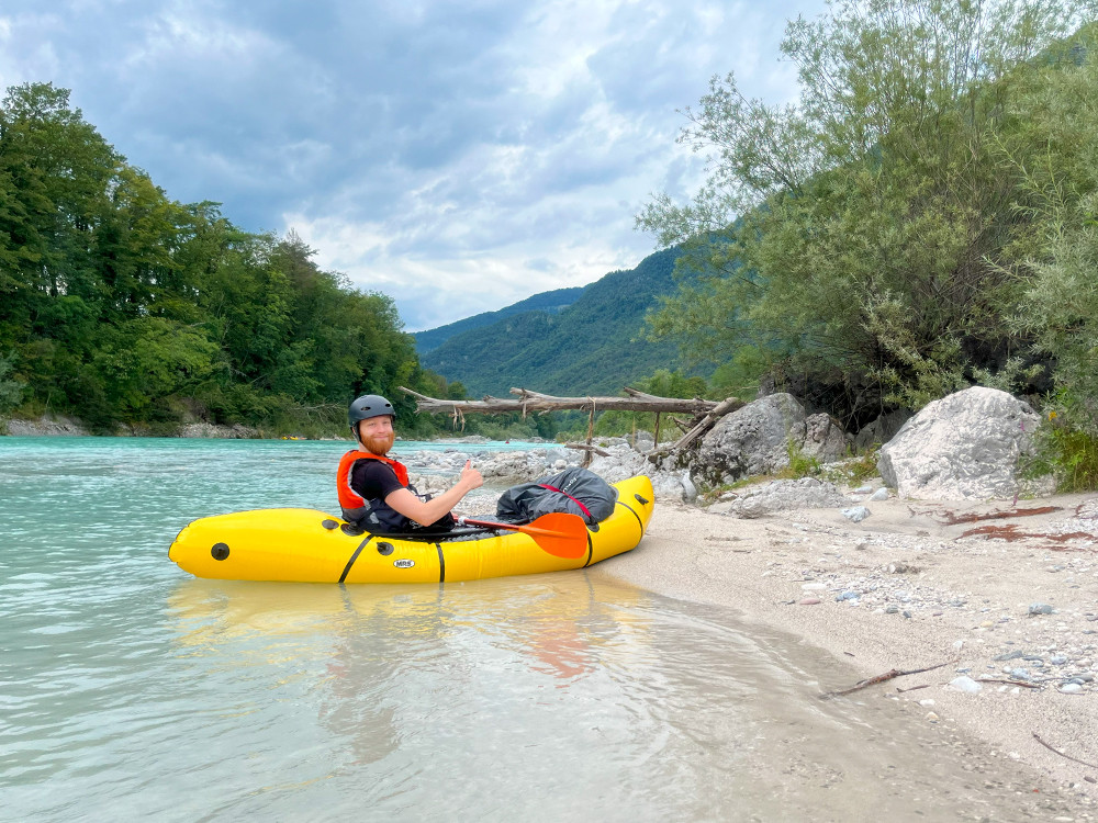 Packrafting in Slovenië