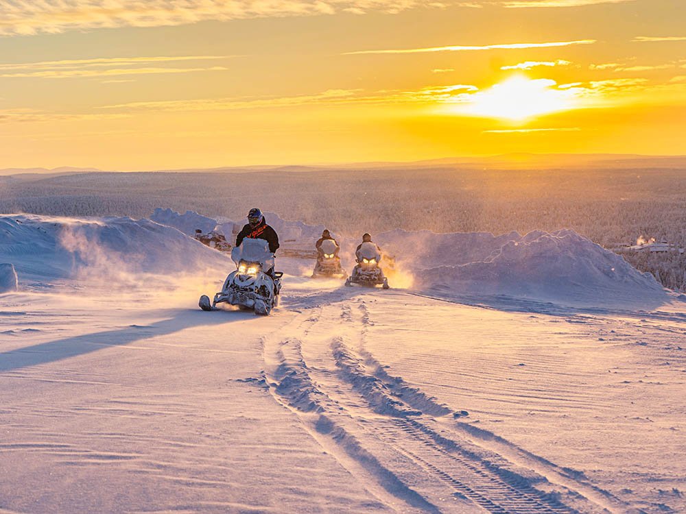 Winters Lapland met daglicht