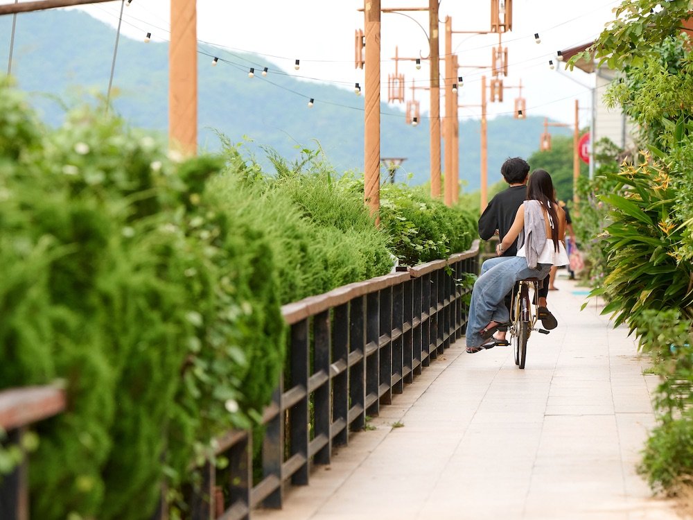 Fietsen in Chiang Khan
