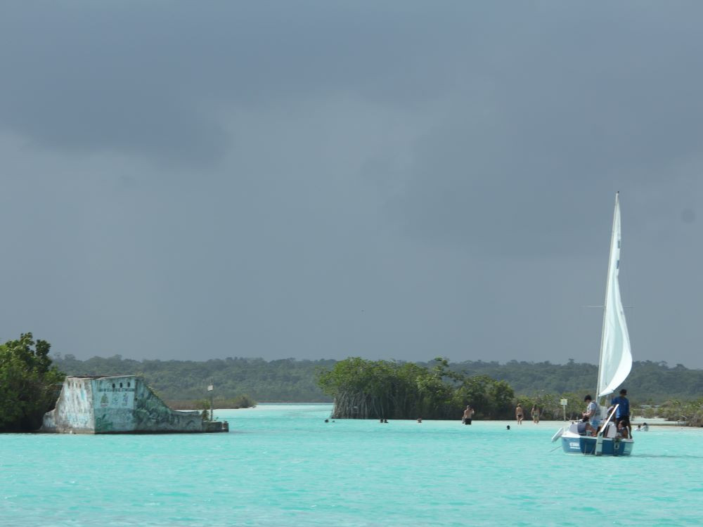 Zeilen in Bacalar