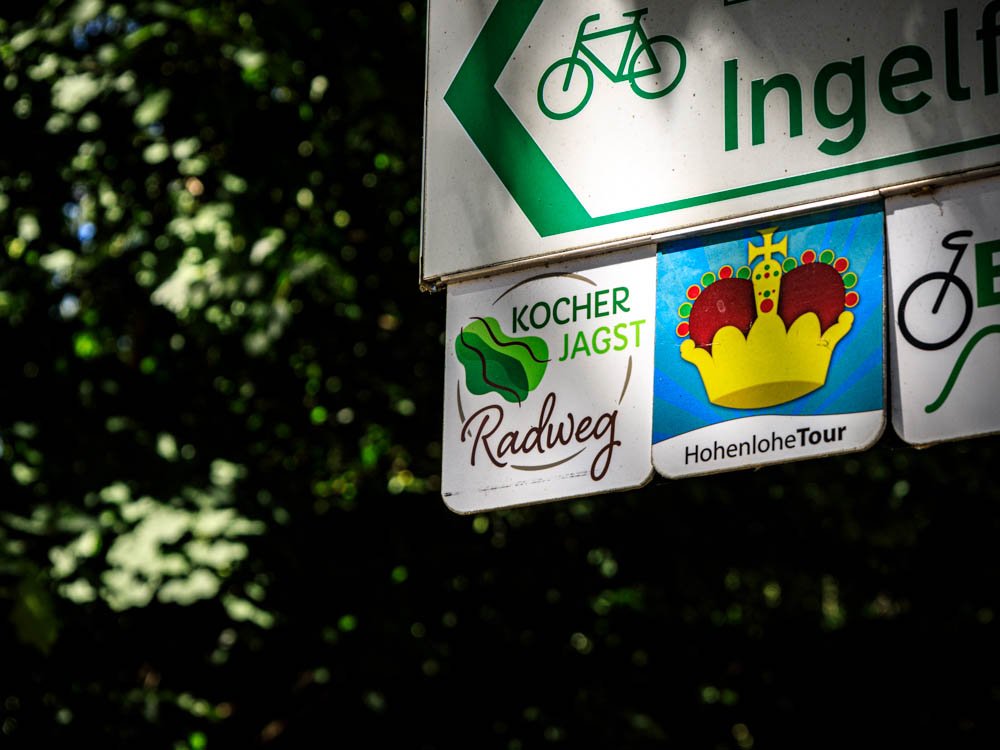 Bewegwijzerde fietsroute