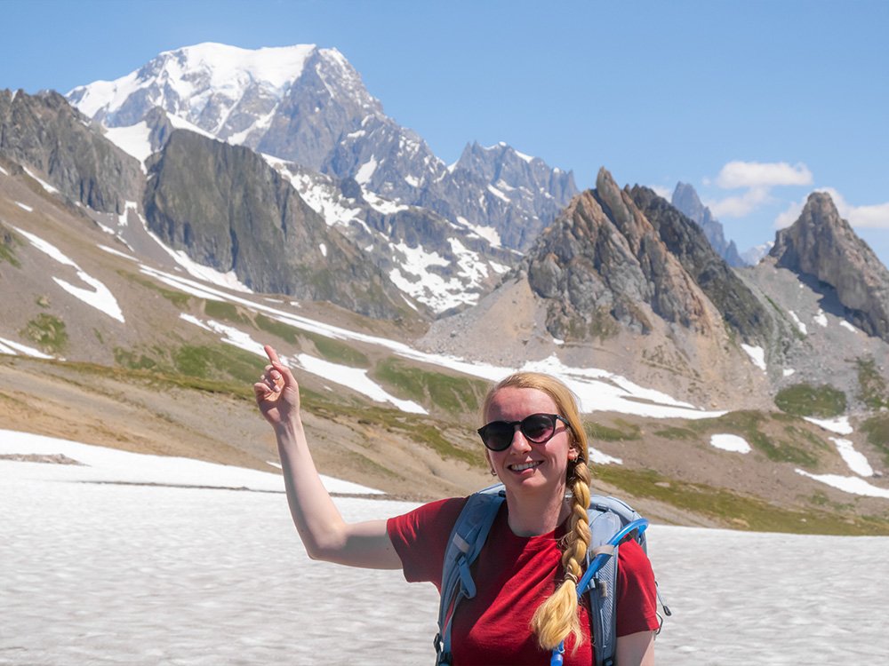 Mont Blanc van de Italiaanse kant