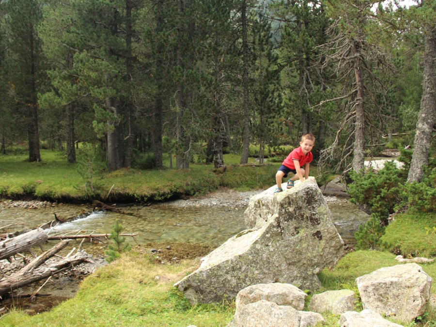 Wandelen met kind Pyreneeën