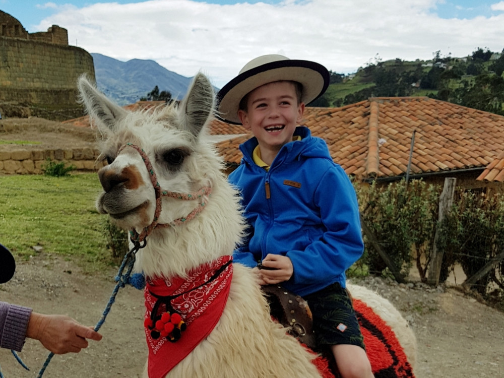 Ecuador met onze zoon