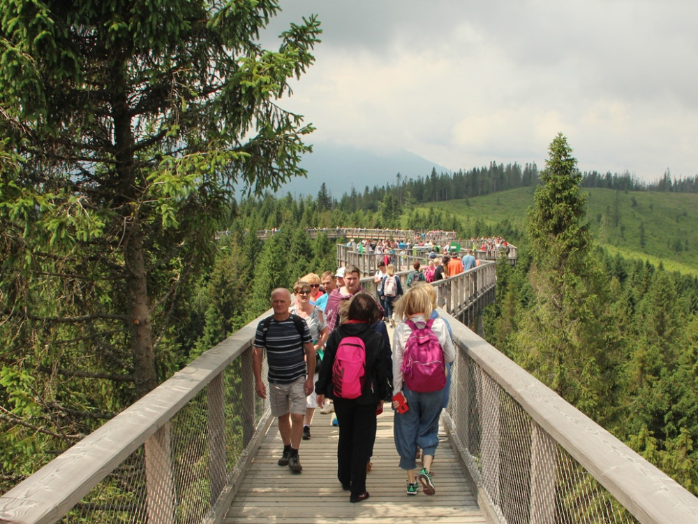 Drukte walkway