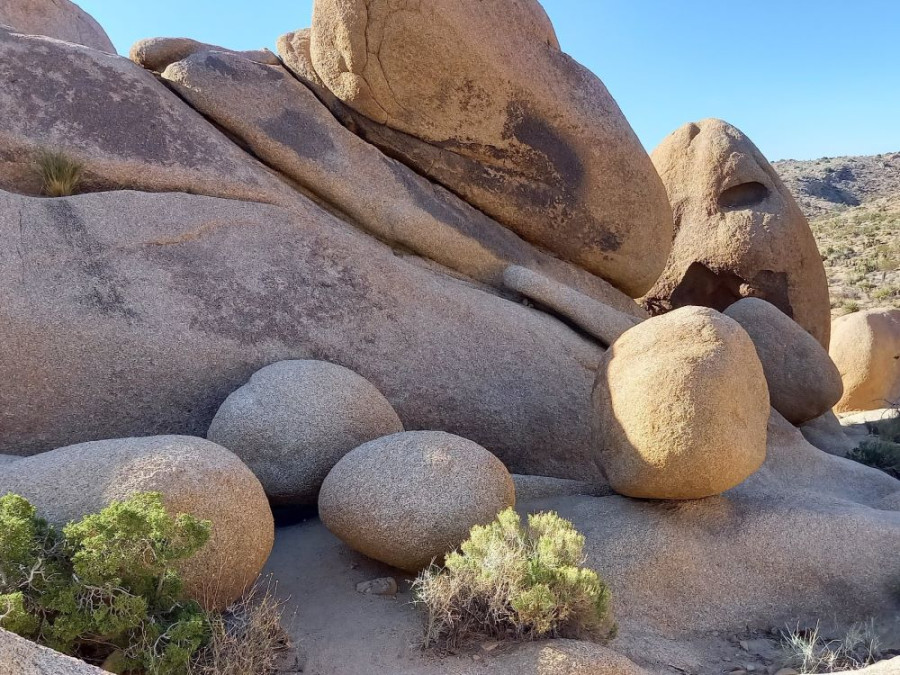 Boulders in Joshua Tree NP