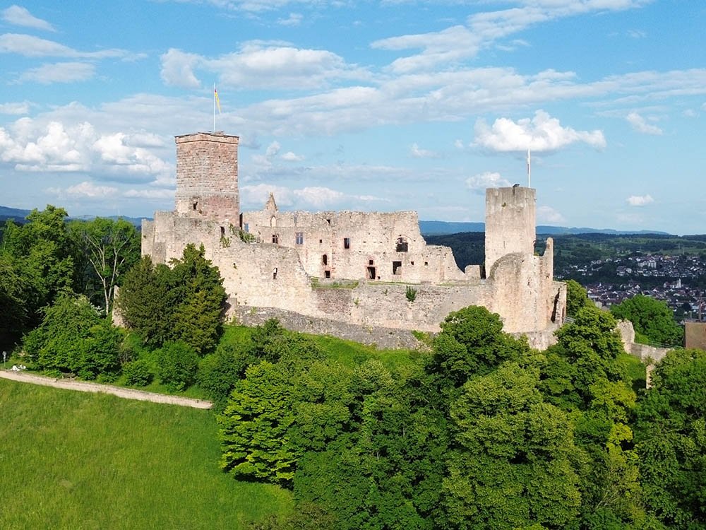 Kasteel Rötteln in het Zwarte Woud