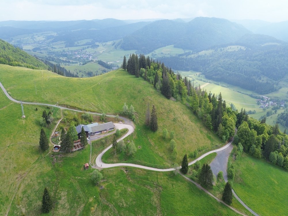 Uitzicht vanaf de Krunkelbachhütte