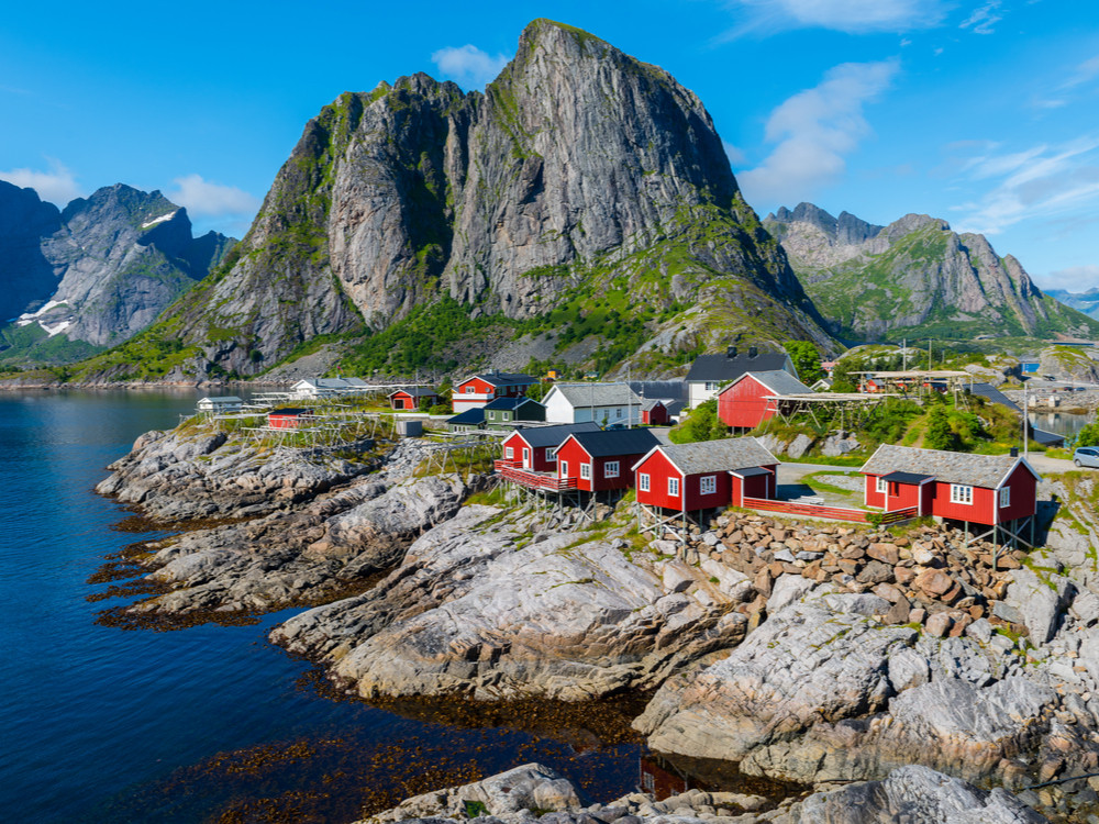 Lofoten in de zomer