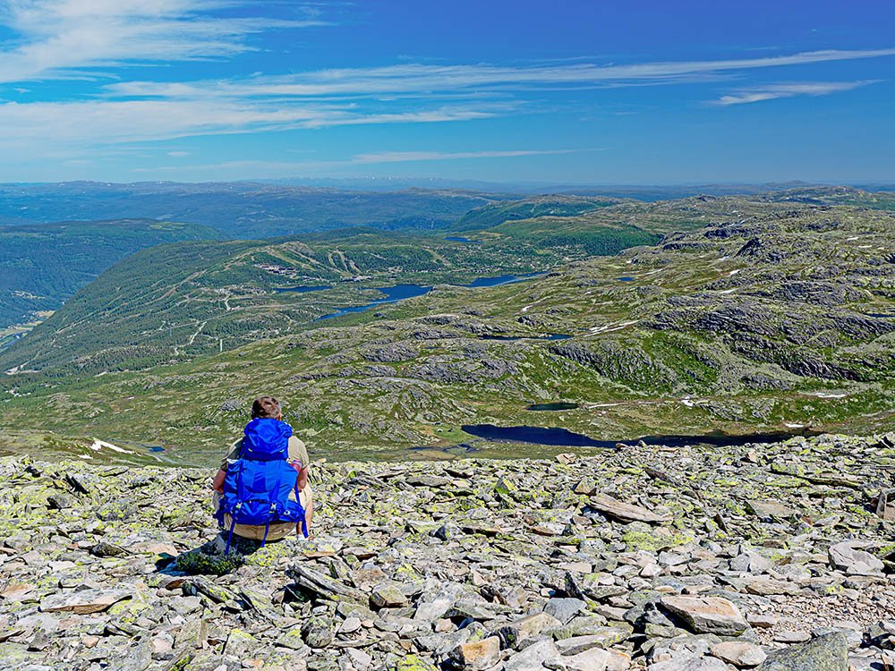 Gaustatoppen in Telemark