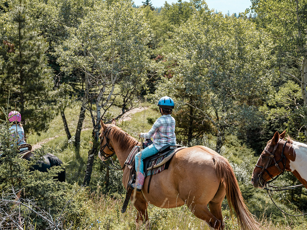 Paardrijden in Jasper