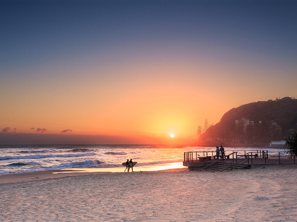 Surfen in Queensland