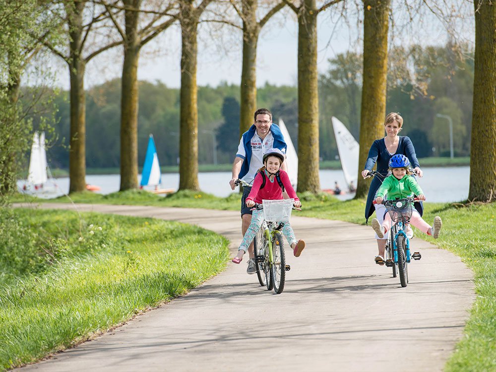 Fietsroute in Henegouwen