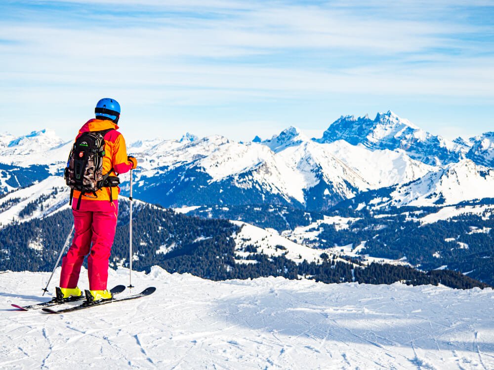 Skiën met schitterend uitzicht