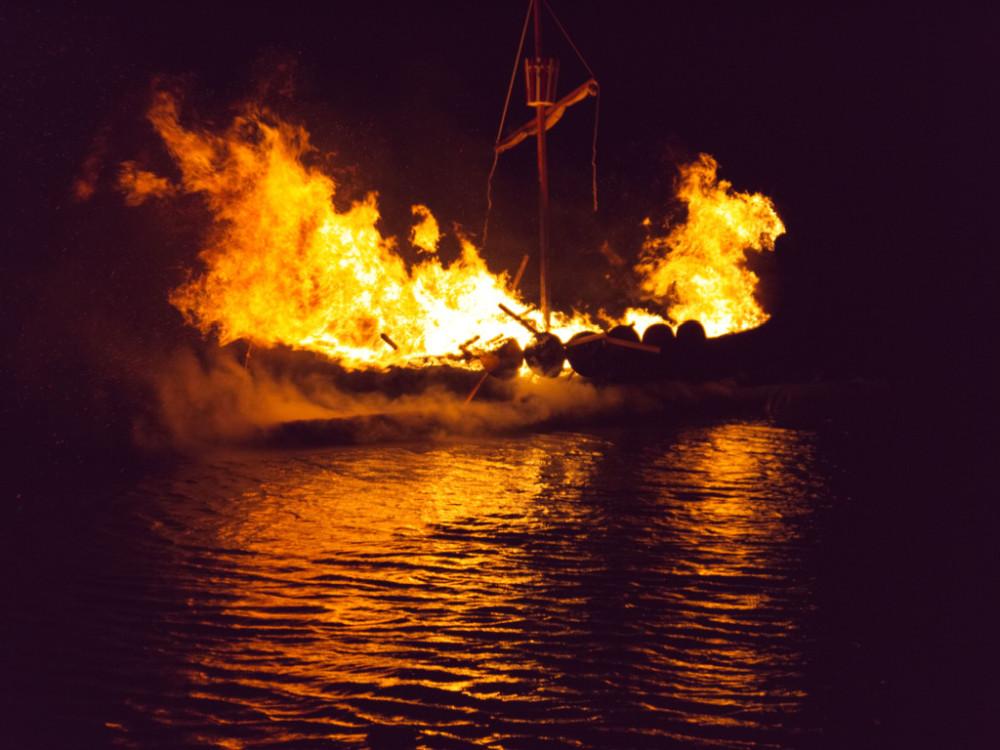 Viking festival Shetland eilanden