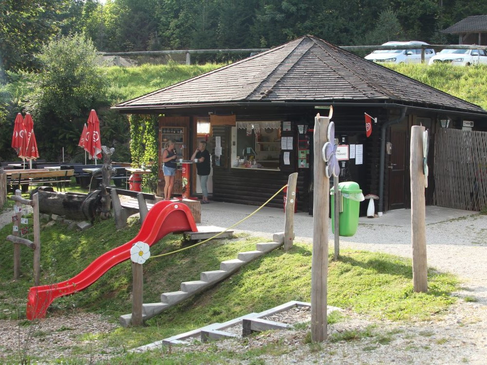 Kiosk bij entree