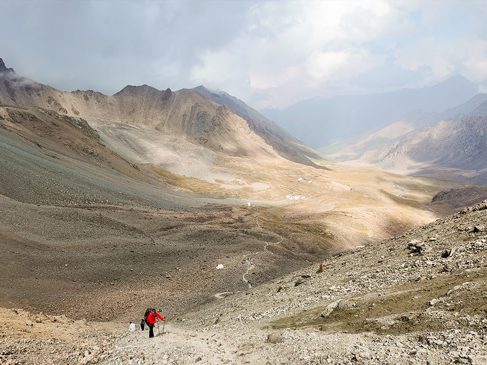 Hiken in Kirgizië
