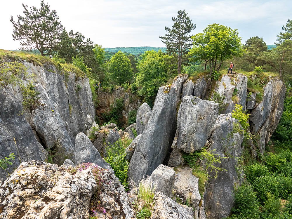 Wandelen naar Fondry des Chiens