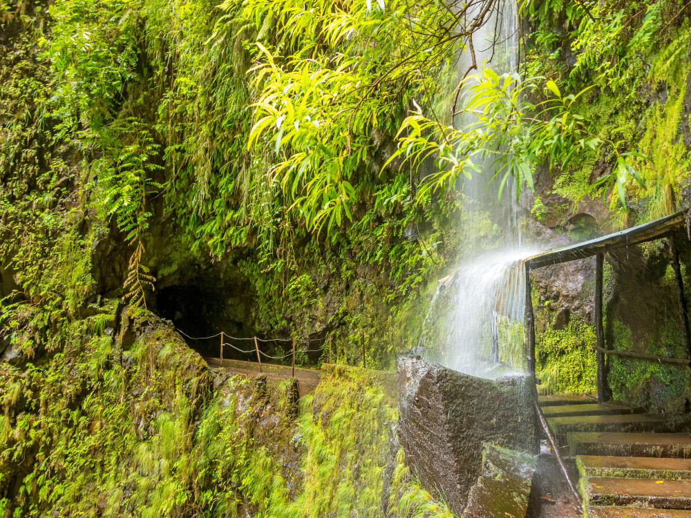 Waterval bij levada