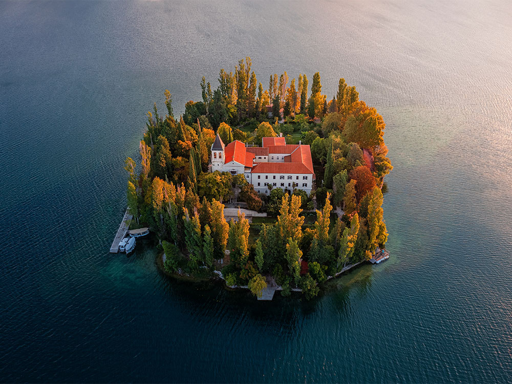 Krka in de herfst