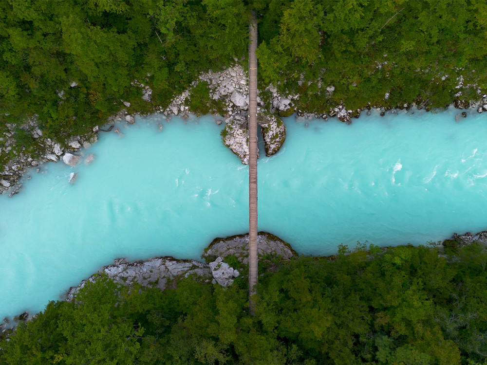 Soča rivier bij Kobarid