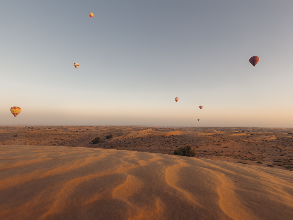 Woestijn in Dubai