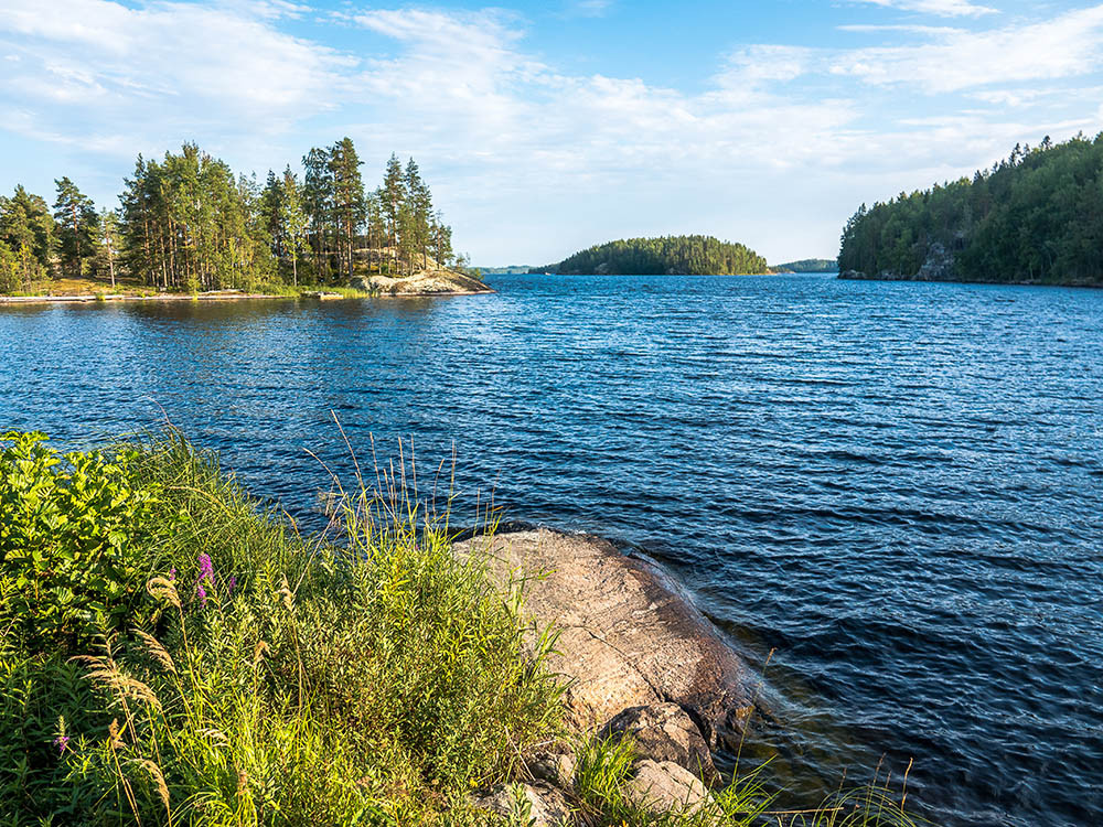 Saimaameer in Zuid-Finland