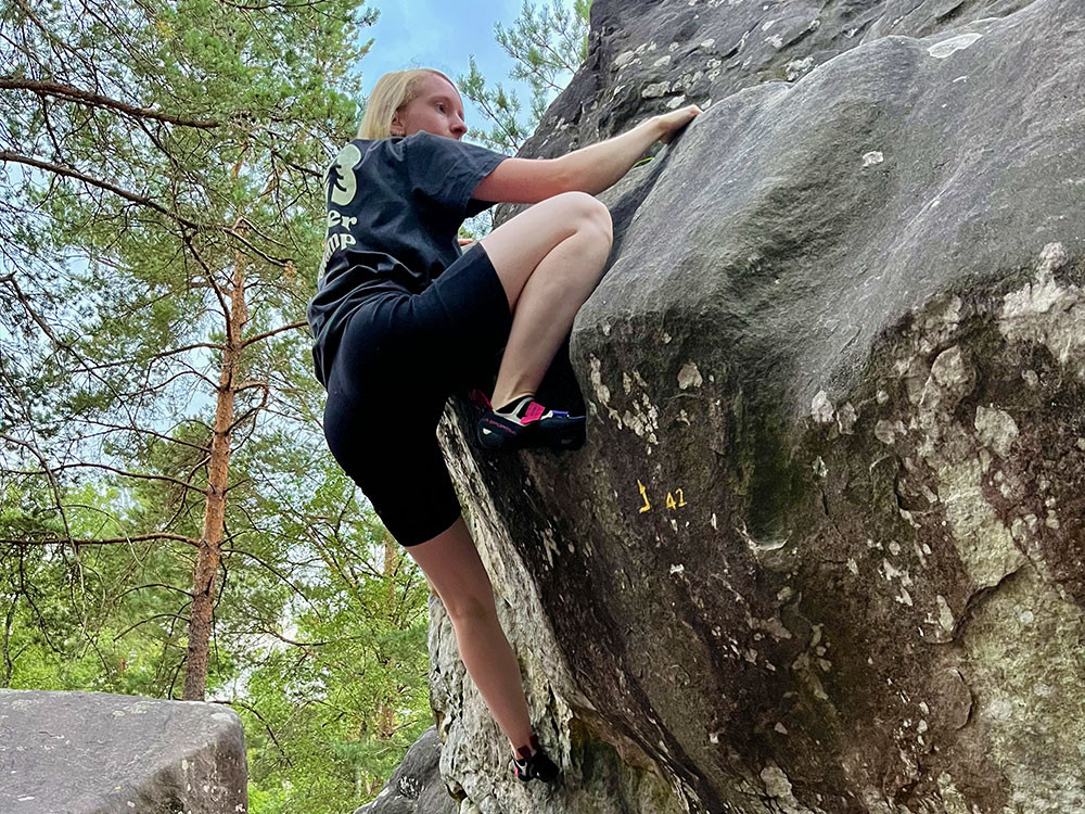 Buiten boulderen