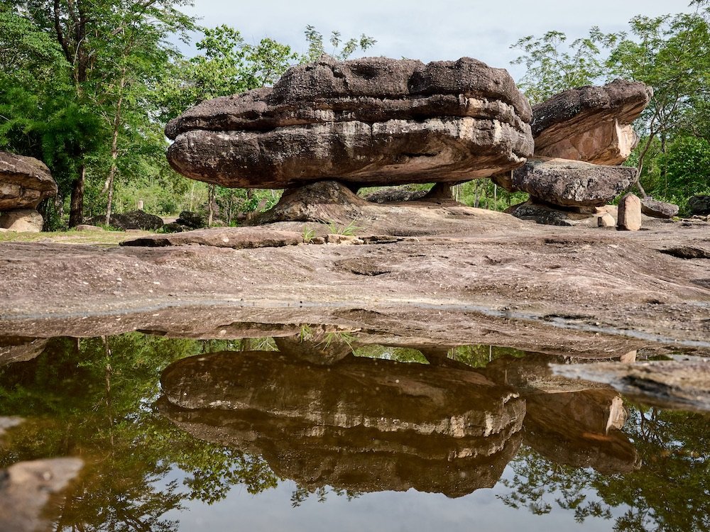 Natuur in Phu Phra Bat