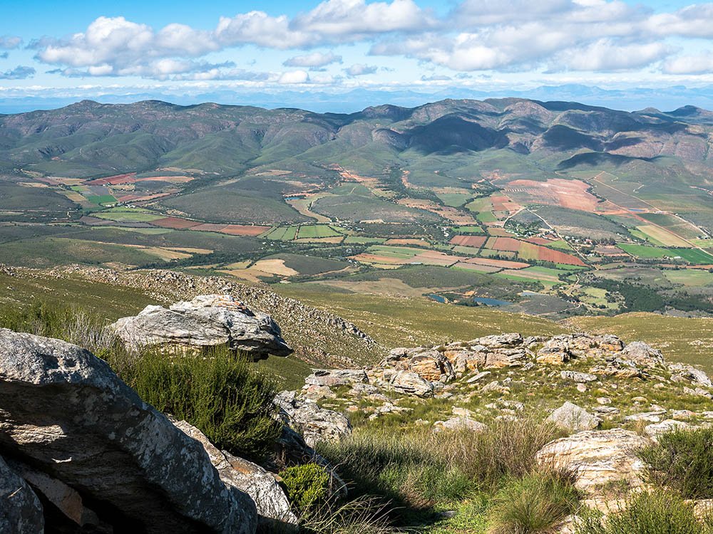 Uitzicht op Kleine Karoo