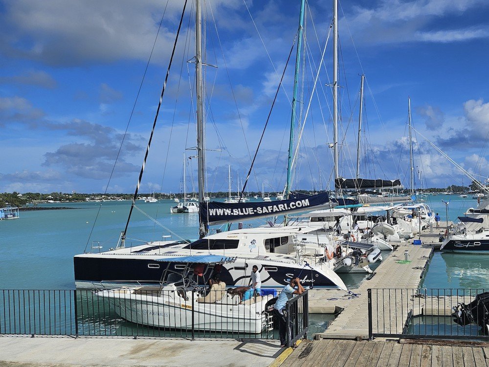 Vertrekpunt met de catamaran