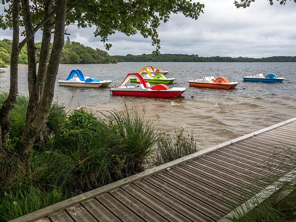 Waterfietsen Lac de Léon