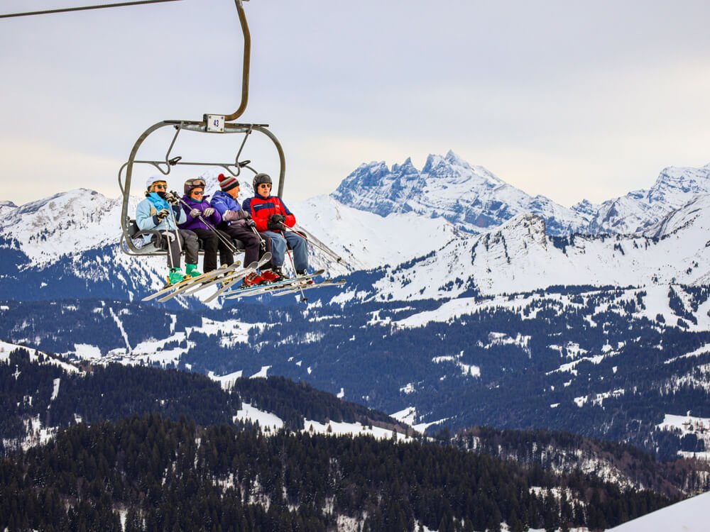 Haute-Savoie in de winter
