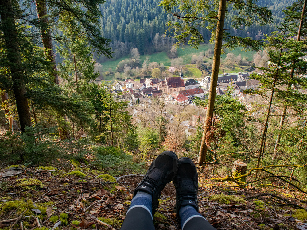 Uitzicht op Bad Teinach