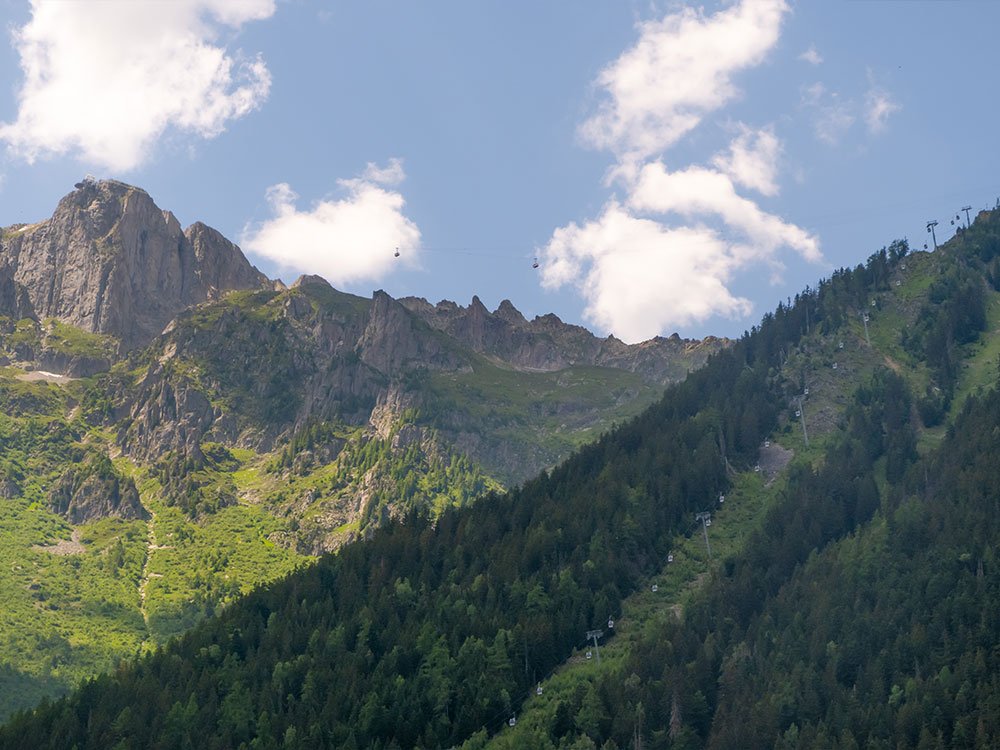 Bergen rond Chamonix