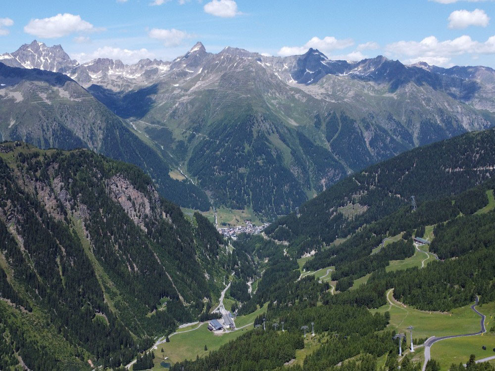 Uitzicht op Ischgl