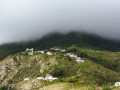 Mount Scenery in de mist