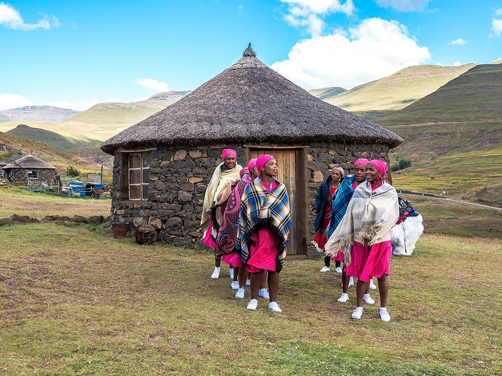 Basotho dorp