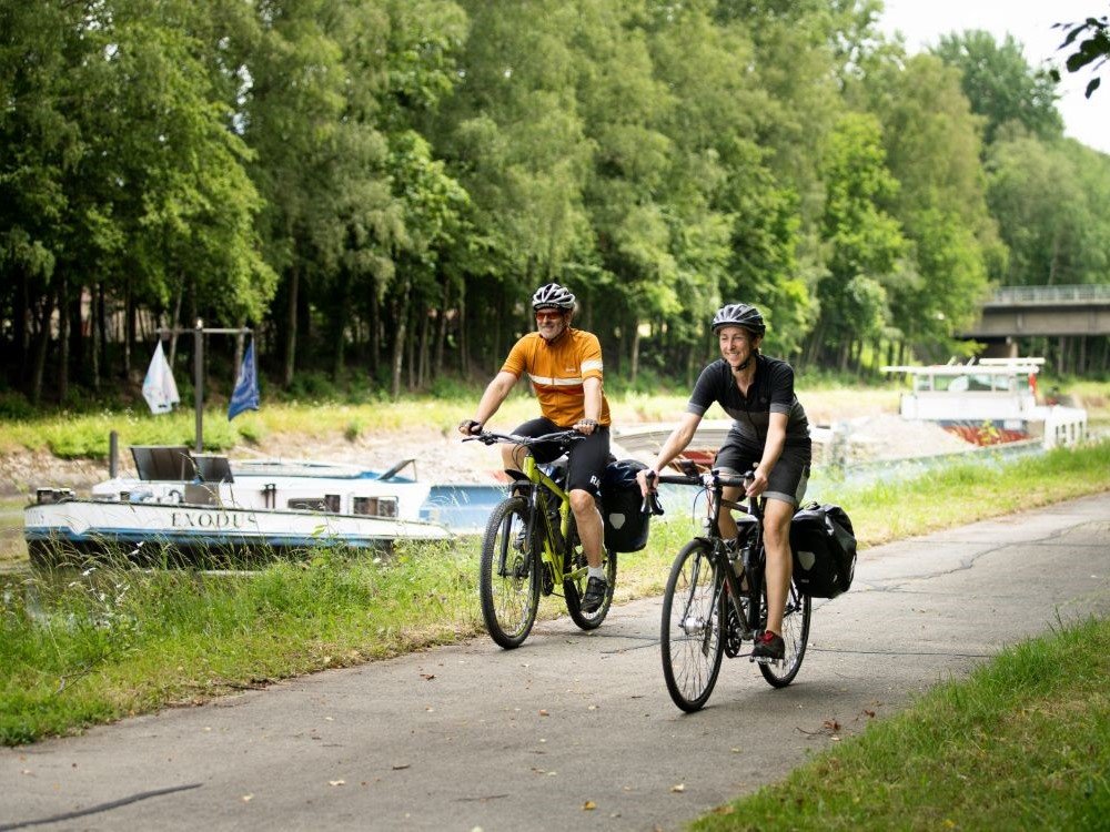 Fietsen bij Mons