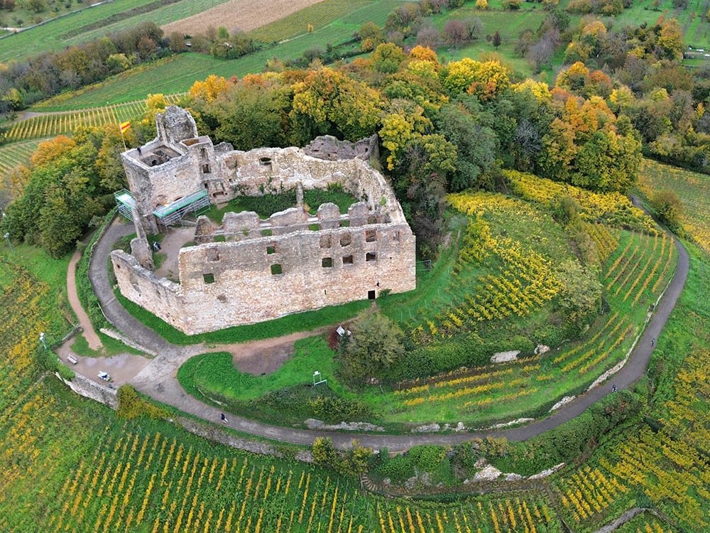 Kasteelruïne in Staufen