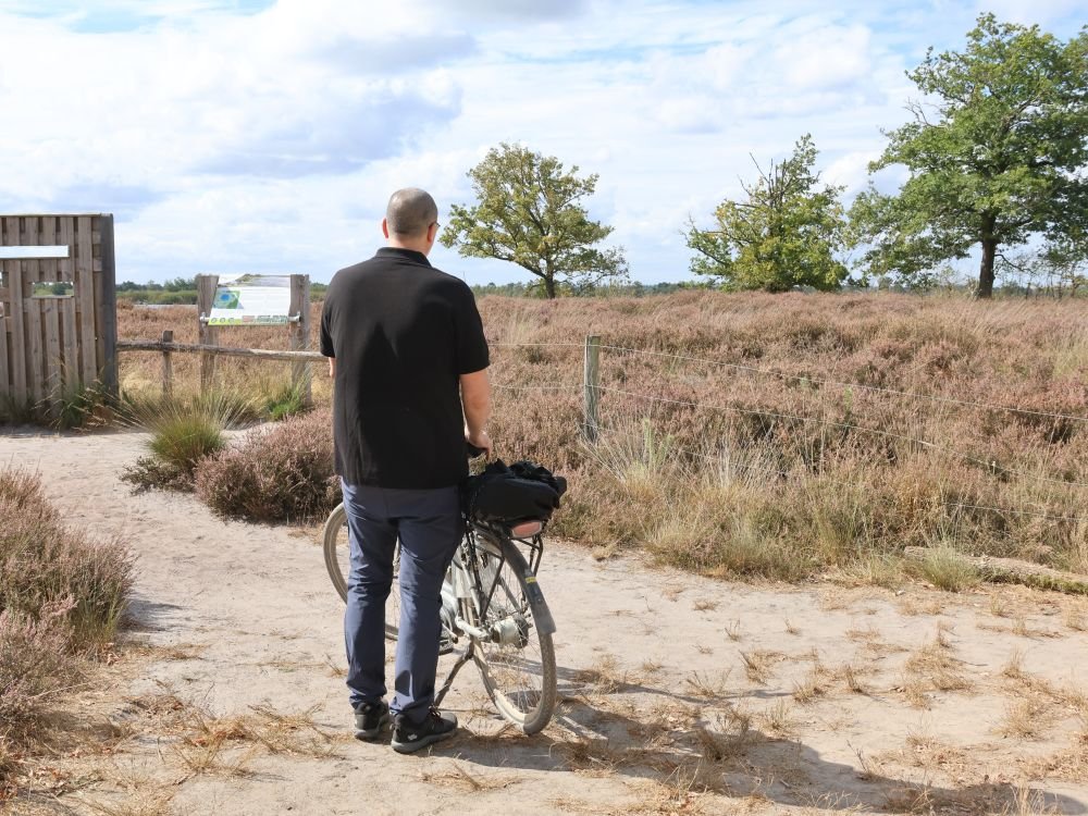 Fietsen op de heide