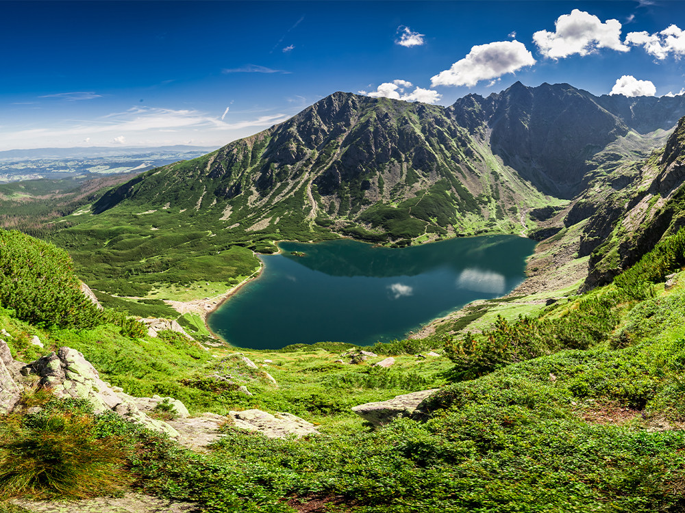 Tatra gebergte in Polen