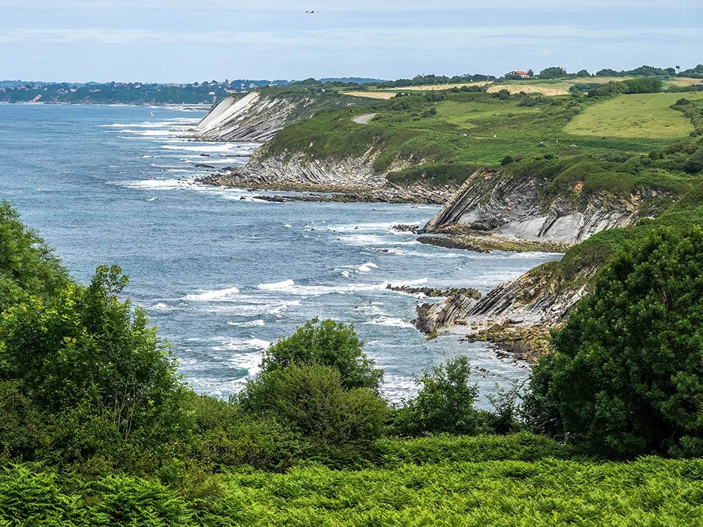 Atlantische Oceaan in Pays Basque