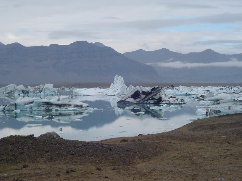 Jokulsarlon gletsjermeer IJsland